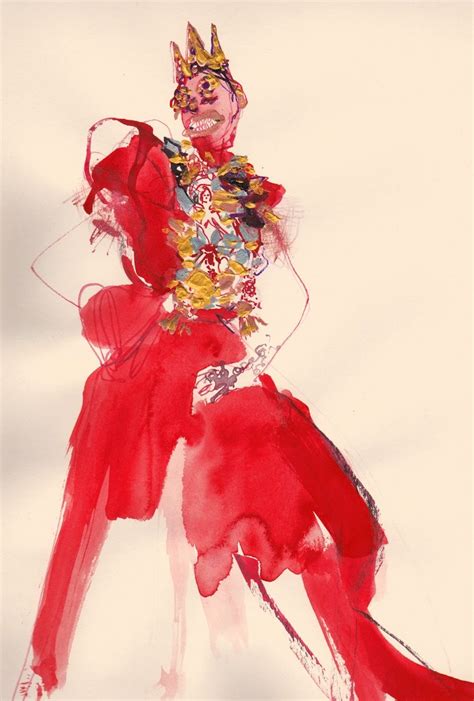 john galliano fashion sketches